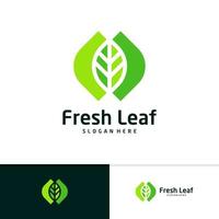 Leaf logo vector template, Creative Leaf logo design concepts