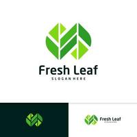 Leaf logo vector template, Creative Leaf logo design concepts