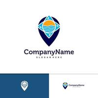 Point Explore logo vector template, Creative Point logo design concepts