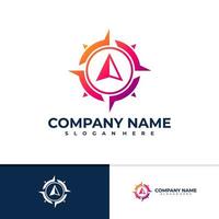 Compass logo vector template, Creative Compass logo design concepts