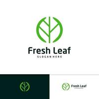 Leaf logo vector template, Creative Leaf logo design concepts