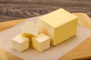 Dairy natural yellow butter piece photo