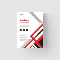 Brochure and book cover design template vector