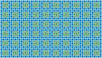 Vector background abstract pattern tiles blue green