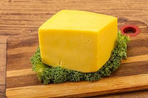 Yellow tilsiter cheese dairy product photo