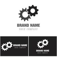 Gear Logo Template vector icon illustration design