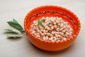 White canned beans photo