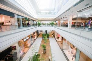 Modern shopping mall photo