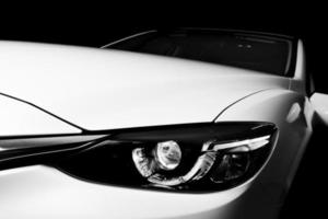 Modern luxury car close-up background. Detailing photo