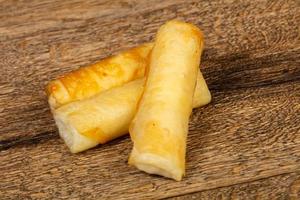 Roasted spring roll photo