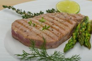 Grilled Tuna steak photo
