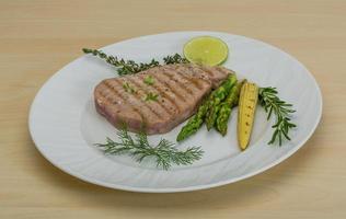 Grilled Tuna steak photo