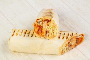 Appetizing big shawarma photo