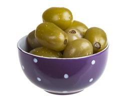 Pickled tomatoes isolated on the white background photo