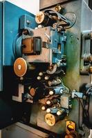 Old cinematographic analogue machinery photo