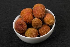 Tropical fruit lychee photo