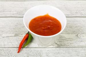 Sweet and spicy chilli sauce photo