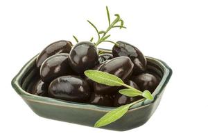 Black gigant olives photo