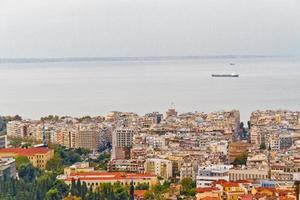 Aerial view of Thessaloniki, Greece photo