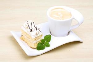 Coffee with cake photo