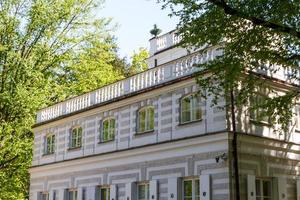 The Lazienki palace in Lazienki Park, Warsaw. Lazienki Krolewskie. photo