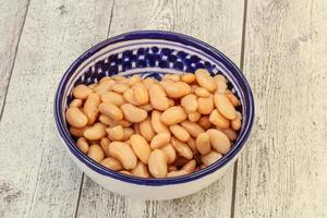 White beans kidney in the bowl photo