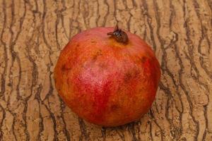 Ripe tasty pomegranate photo