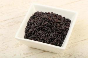 Black wild rice photo