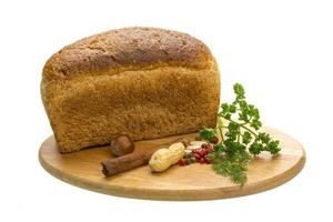 Bread with parsley and nuts photo