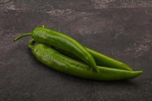 Ripe tasty spicy green pepper photo