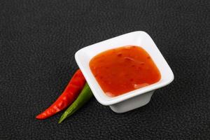 Sweet and spicy chilli sauce photo