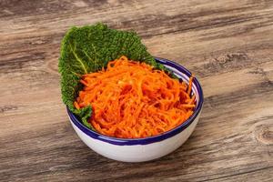 Tasty Korean Carrot with spices photo