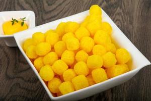 Cheese corn balls photo