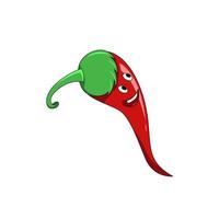 illustration vector of red hot chili
