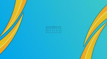 design vector, background abstract, light blue and yellow vector