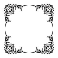 vector frame classic, black and white 03
