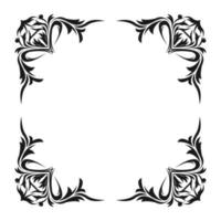 vector frame classic, black and white 03