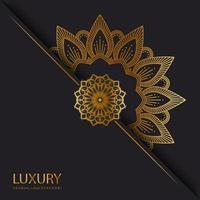 Luxury mandala background, vector design