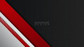 abstract background  black red and white  flat shape vector