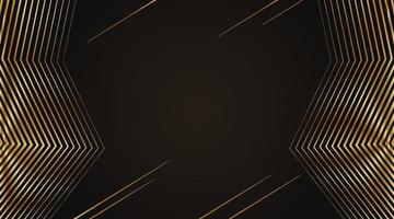 dark background with golden zigzag lines vector