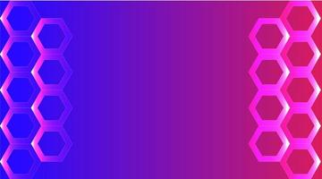 abstract background vector, hexagonal glow vector
