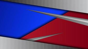 vector abstract background  red blue and white triangle