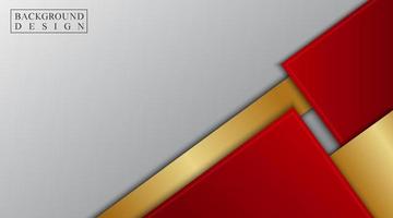 design vector  abstract background  red white and gold