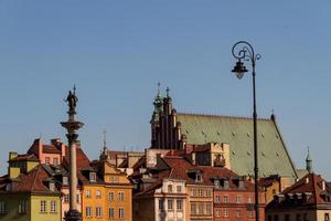 plaza del castillo en varsovia, polonia foto