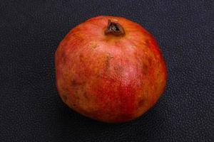 Ripe tasty pomegranate photo