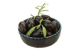 Black gigant olives photo