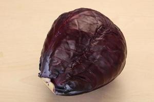 Red bright cabbage photo