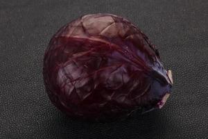 Red bright cabbage photo