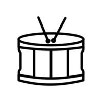 icono de vector de caja de sonido. música, instrumento, instrumento de ritmo. estilo de icono de línea. ilustración de diseño simple editable