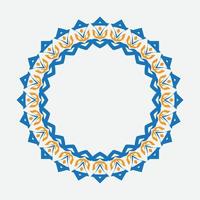round frame on a white background with modern color vector